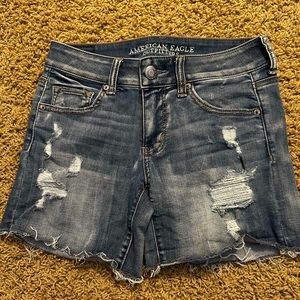 American Eagle Midi Super Super Stretch Shorts